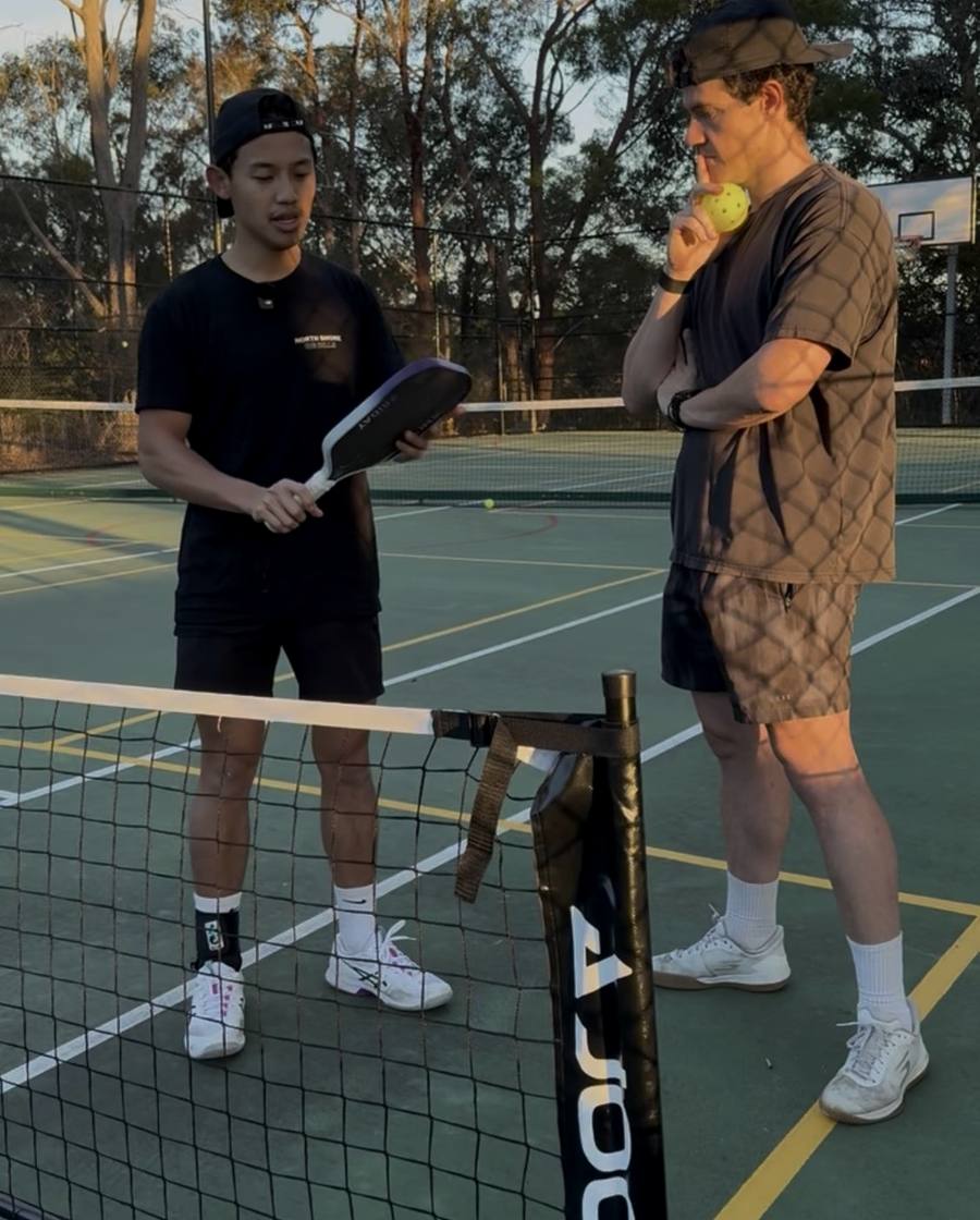 Ben and Chris, the players behind Pickleball Labs